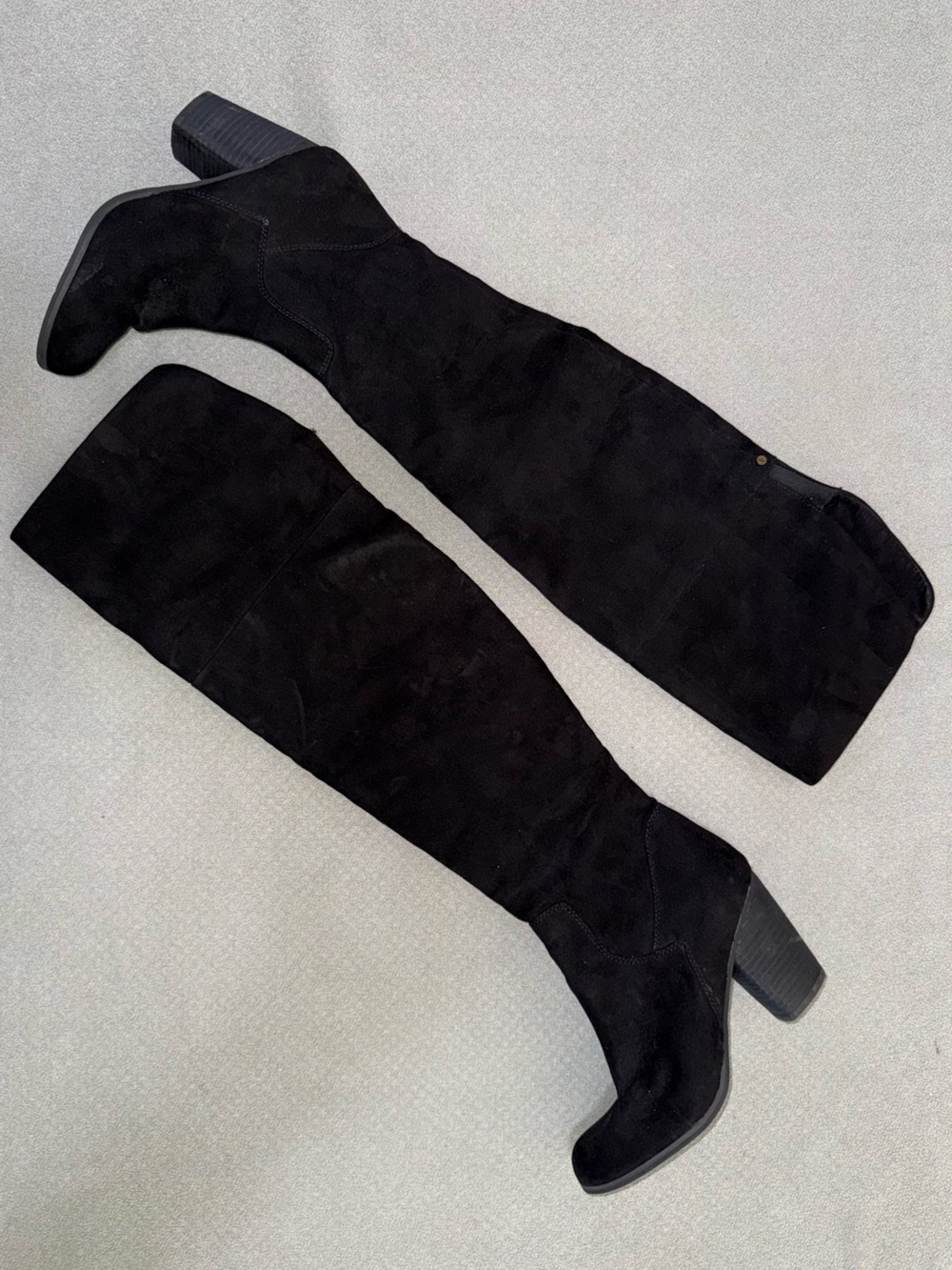 Melrose &  Market Women's Black Over-the-Knee Block Heel Boots